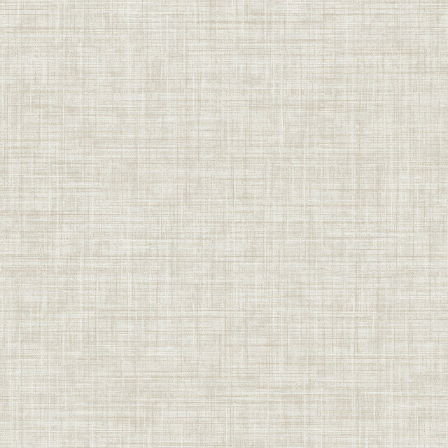 Tuckernuck Neutral Faux Linen Wallpaper with Fabric Texture - Advantage 4157-24273