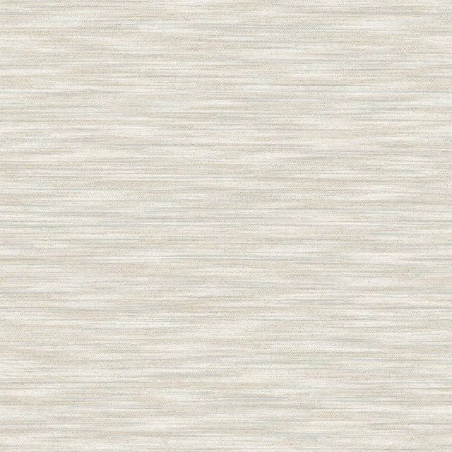 Benson Light Grey Faux Fabric Wallpaper with Fabric Textures Pattern, Transitional Style - Advantage 4157-26158