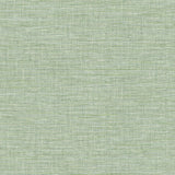 Exhale Light Green Faux Grasscloth Wallpaper with Textured Raised Ink - Brewster 4157-26457