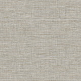 Exhale Stone Faux Grasscloth Wallpaper with Textured Raised Ink - Advantage 4157-26462