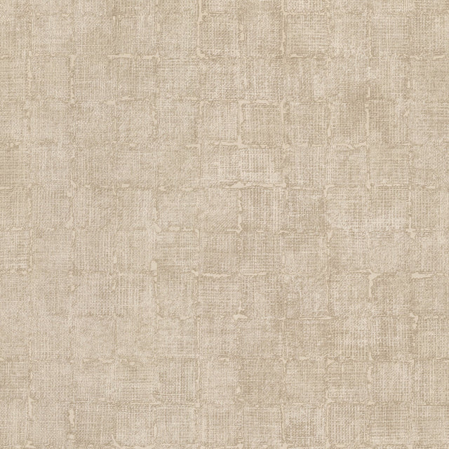Blocks Beige Checkered Wallpaper with Textured Geometric Pattern - Advantage 4157-333451