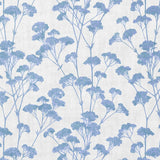 Sprig Blue Trail Wallpaper with Glitter Botanical Motif - Advantage 4157-M1539
