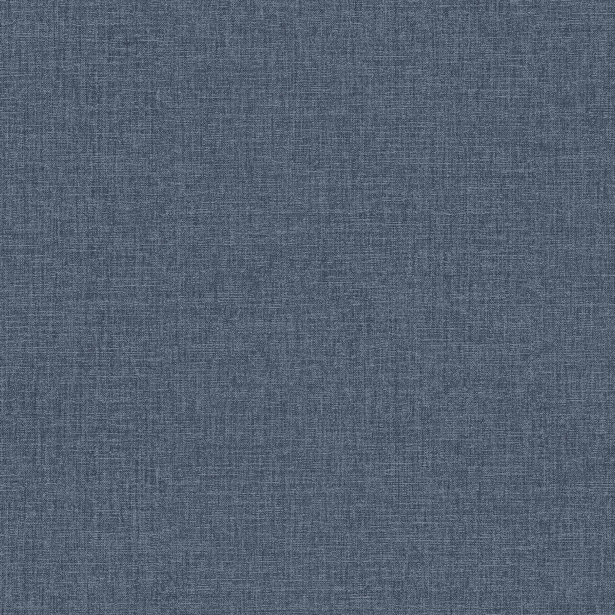 Glen Dark Blue Texture Wallpaper with Fabric Texture Pattern, Raised Ink Textured - Advantage 4157-M1701