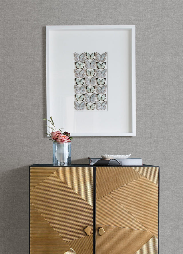 Glen Dark Grey Texture Wallpaper with Fabric Texture Motif - Advantage 4157-M1702