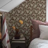 Aratorp Red Floral Wallpaper by Boråstapeter – Schumacher 4161