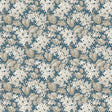 Aratorp blue floral wallpaper by Boråstapeter for Schumacher, dense with flowers and foliage, vintage charm.