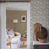 Aratorp Stone by Boråstapeter Vintage Floral Wallpaper – Schumacher 4163
