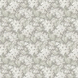 Aratorp Stone dense floral wallpaper by Boråstapeter for Schumacher, vintage-inspired allover lilac pattern