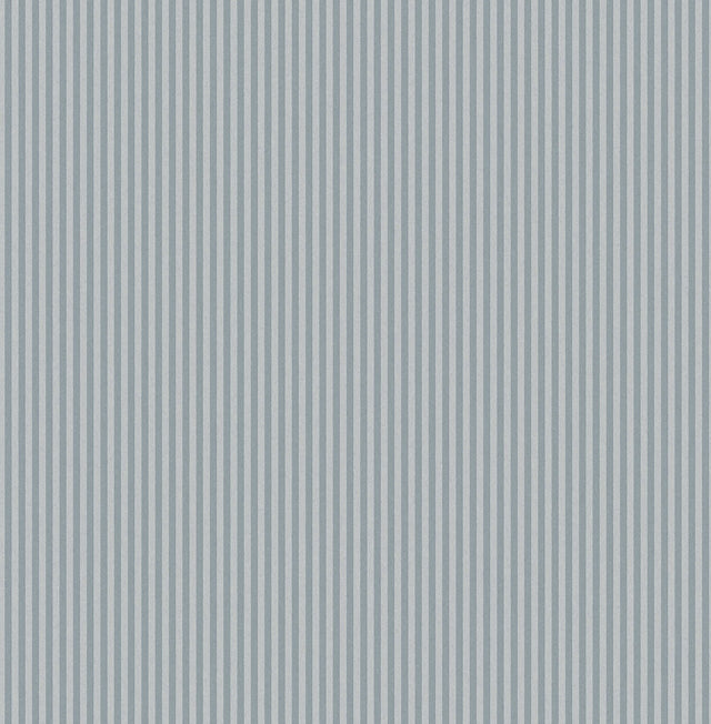 Ticking Blue Stripe Wallpaper in Blue - Advantage 4164-M1845