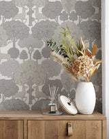 Forest of Arden Grey Deer Wallpaper with Textured Non Woven Design - Advantage 4164-M1853