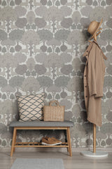Forest of Arden Grey Deer Wallpaper with Textured Non Woven Design - Advantage 4164-M1853
