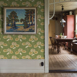 Haga Leaf by Boråstapeter Art Nouveau Botanical Wallpaper – Schumacher 4167