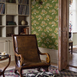 Haga Leaf by Boråstapeter Art Nouveau Botanical Wallpaper – Schumacher 4167
