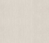 Advantage Sunshower Dove Stria Wallpaper swatch in neutral dove color with fine vertical stria texture