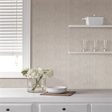 Sunshower Light Grey by Advantage Stria Wallpaper – Brewster Home Fashions 4168-16638