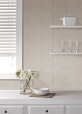 Sunshower Light Grey by Advantage Stria Wallpaper – Brewster Home Fashions 4168-16638