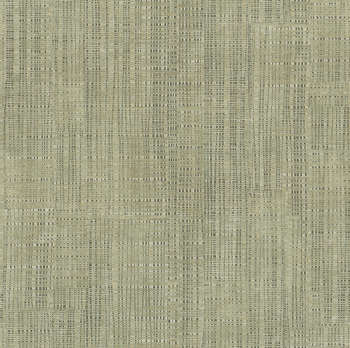Rattan Green Weave Wallpaper sample close-up