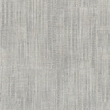 Rattan Silver Weave Wallpaper swatch and room scene – Advantage 4168-17738