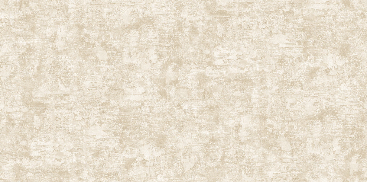 Masonry Neutral Stone Wallpaper by Advantage in cream and taupe with subtle metallic texture, 20.9 in x 30 ft roll