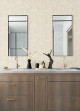 Masonry Ivory by Advantage Stone Wallpaper – Brewster Home Fashions 4168-17746