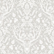 Kiwassa Grey Antler Damask Wallpaper by Chesapeake