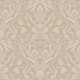 Kiwassa Light Brown Antler Damask Wallpaper by Chesapeake