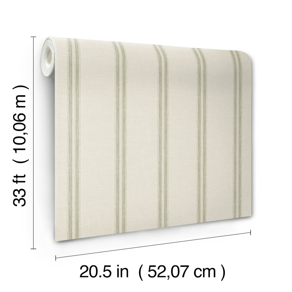 Johnny Green by Chesapeake Stripes Wallpaper – Brewster Home Fashions 4169-13077