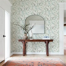 Pinnate Mint Leaves Mint by Chesapeake Botanical Wallpaper – Brewster Home Fashions 4169-13909