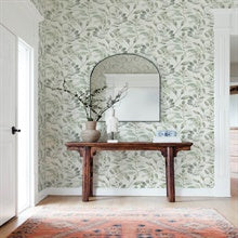 Pinnate Green Leaves by Chesapeake Botanical Wallpaper – Brewster Home Fashions 4169-13911