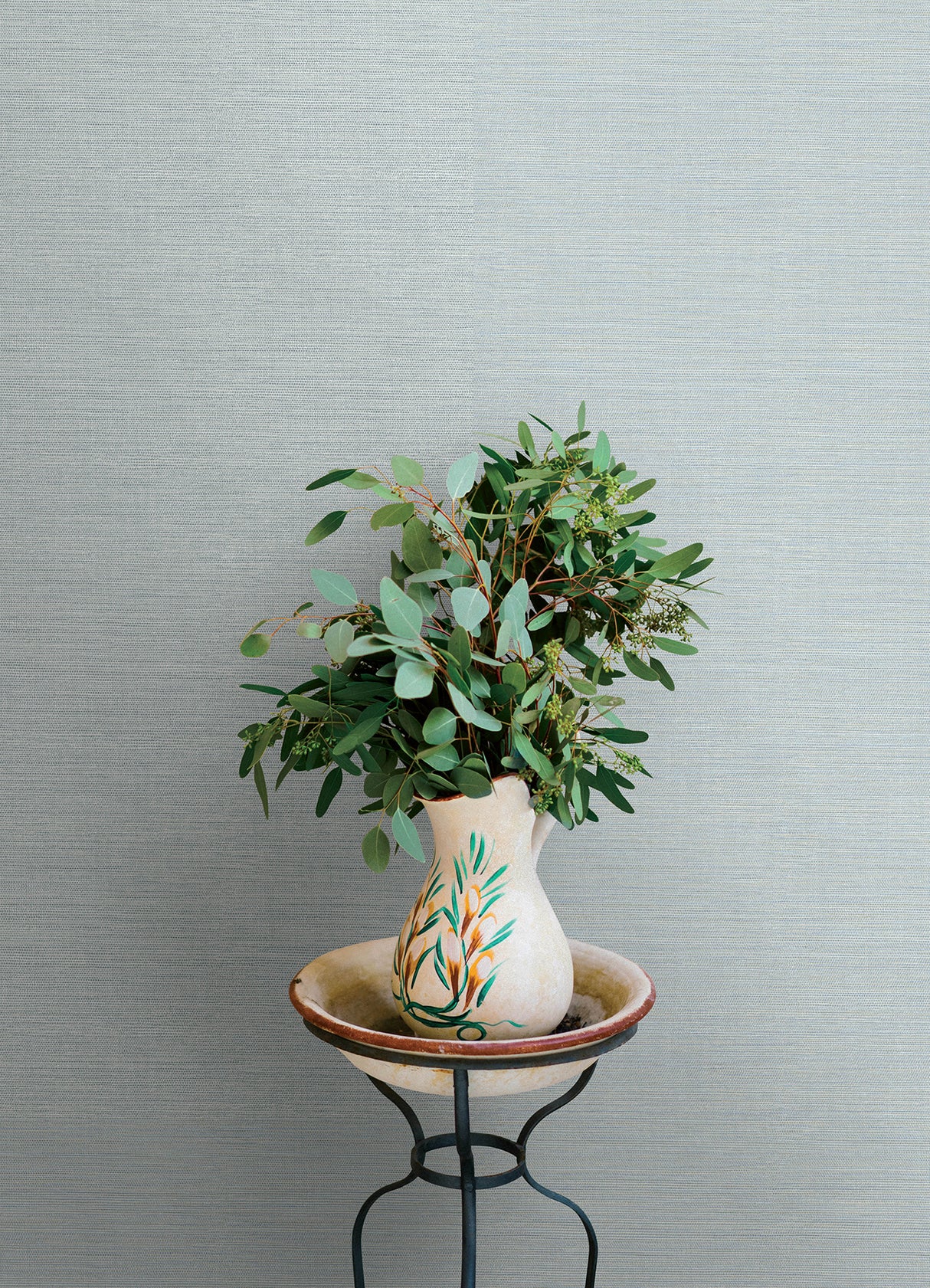 Agave Light Blue by Chesapeake Faux Grasscloth Wallpaper – Brewster Home Fashions 4169-24278