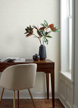 Agave Light Grey by Chesapeake Faux Grasscloth Wallpaper – Brewster 4169-24281