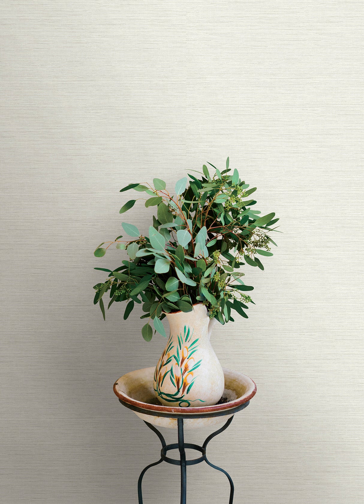 Agave Light Grey by Chesapeake Faux Grasscloth Wallpaper – Brewster 4169-24281