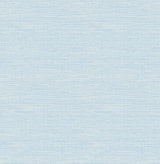 Agave Sky Blue Faux Grasscloth Wallpaper by Chesapeake