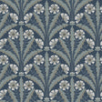 Tap Root Dark Blue Floral Damask Wallpaper by Chesapeake, SKU 4169-27600