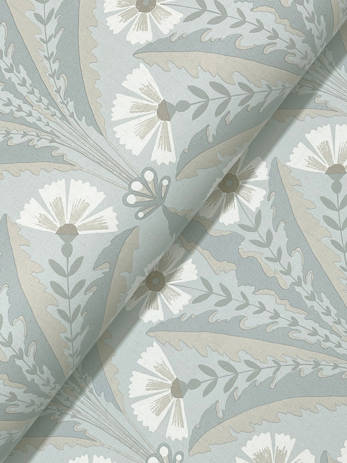 Tap Root Light Blue by Chesapeake Floral Damask Wallpaper – Brewster Home Fashions 4169-27602