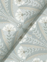Tap Root Light Blue by Chesapeake Floral Damask Wallpaper – Brewster Home Fashions 4169-27602