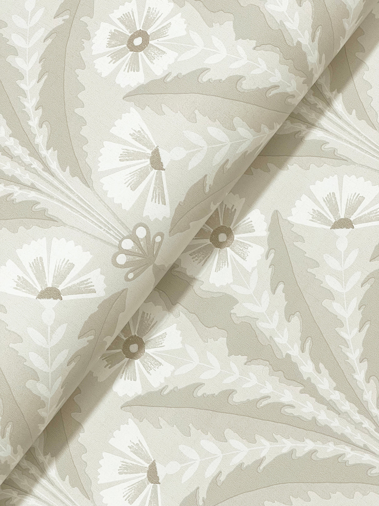 Tap Root Beige by Chesapeake Floral Damask Wallpaper – Brewster Home Fashions 4169-27603