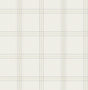 Chesapeake Auberge White Plaid Wallpaper