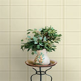 Auberge Ivory by Chesapeake Textured Non Woven Plaid Wallpaper – Brewster Home Fashions 4169-27607