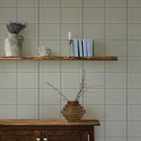 Auberge Taupe by Chesapeake Plaid Wallpaper – Brewster Home Fashions 4169-27608