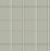 Auberge Sage Plaid Wallpaper by Chesapeake