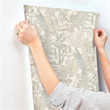 Holt Pastel by Chesapeake Woodland Wallpaper – Brewster Home Fashions 4169-83101