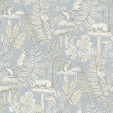 Holt Light Blue Woodland Wallpaper by Chesapeake, pattern 4169-83102