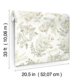 Frith Green by Chesapeake Botanical Wallpaper – Brewster Home Fashions 4169-83105