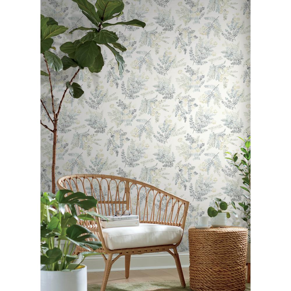 Frith Sea Green by Chesapeake Botanical Wallpaper – Brewster Home Fashions 4169-83106