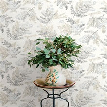 Frith Light Blue by Chesapeake Botanical Wallpaper – Brewster Home Fashions 4169-83107