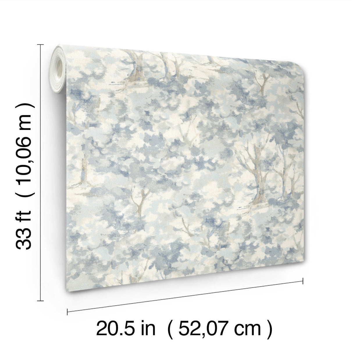 Thicket Blue by Chesapeake Forest Wallpaper – Brewster Home Fashions 4169-83108