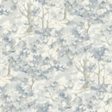 Thicket Blue Forest Wallpaper by Chesapeake, 20.5 in x 33 ft roll