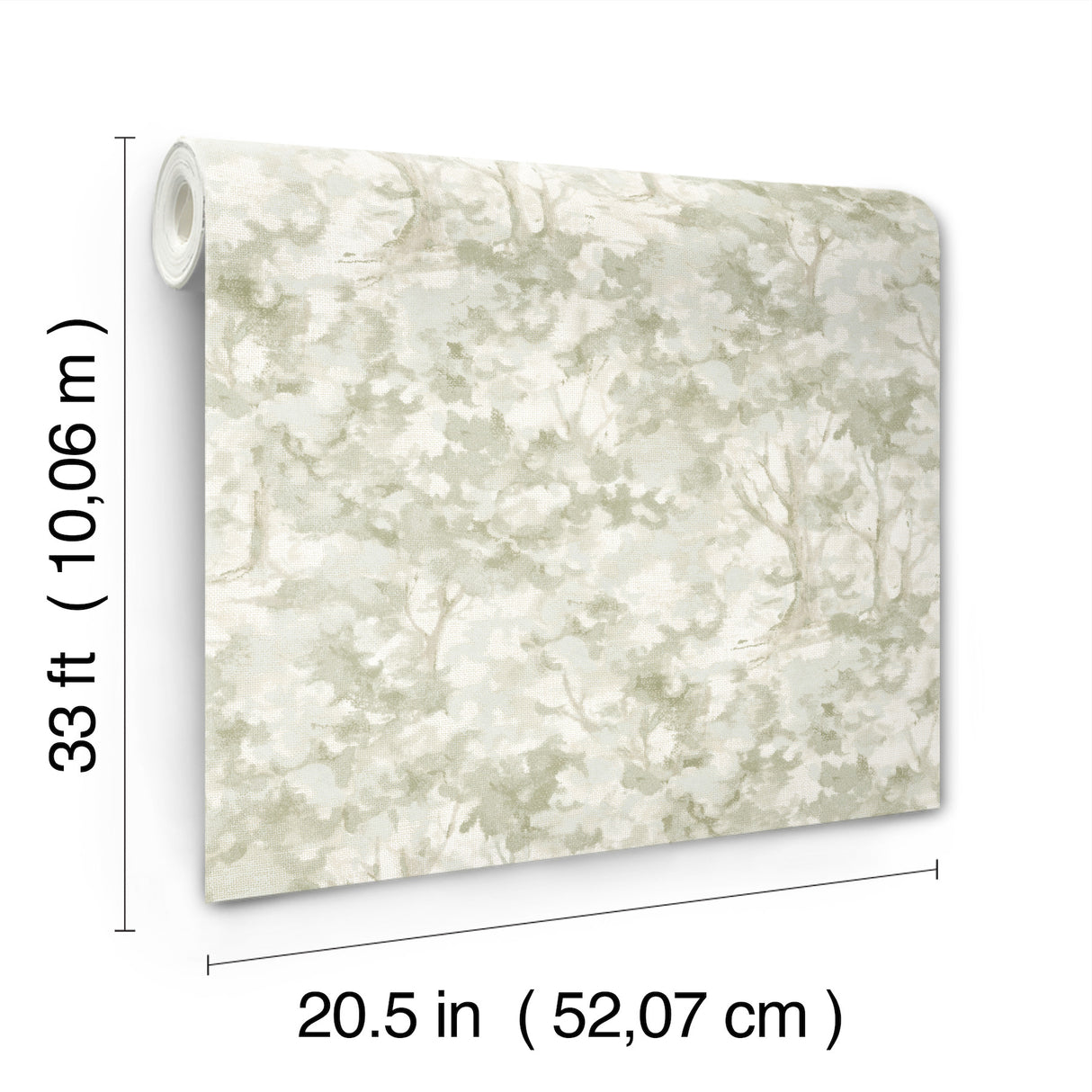 Thicket Sage by Chesapeake Forest Wallpaper – Brewster Home Fashions 4169-83109