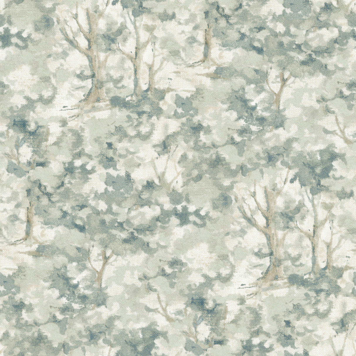 Thicket Teal Forest Wallpaper by Chesapeake